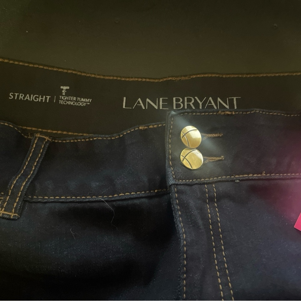 Lane Bryant Women's High Rise Stretch Straight Leg Tighter Tummy Jeans Size 22 - Picture 6 of 6
